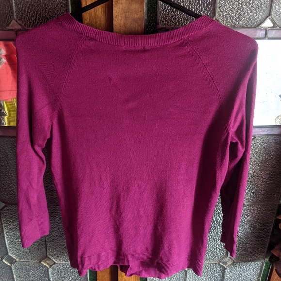Reitmans Raspberry Stretchy Cardigan - Picture 3 of 3